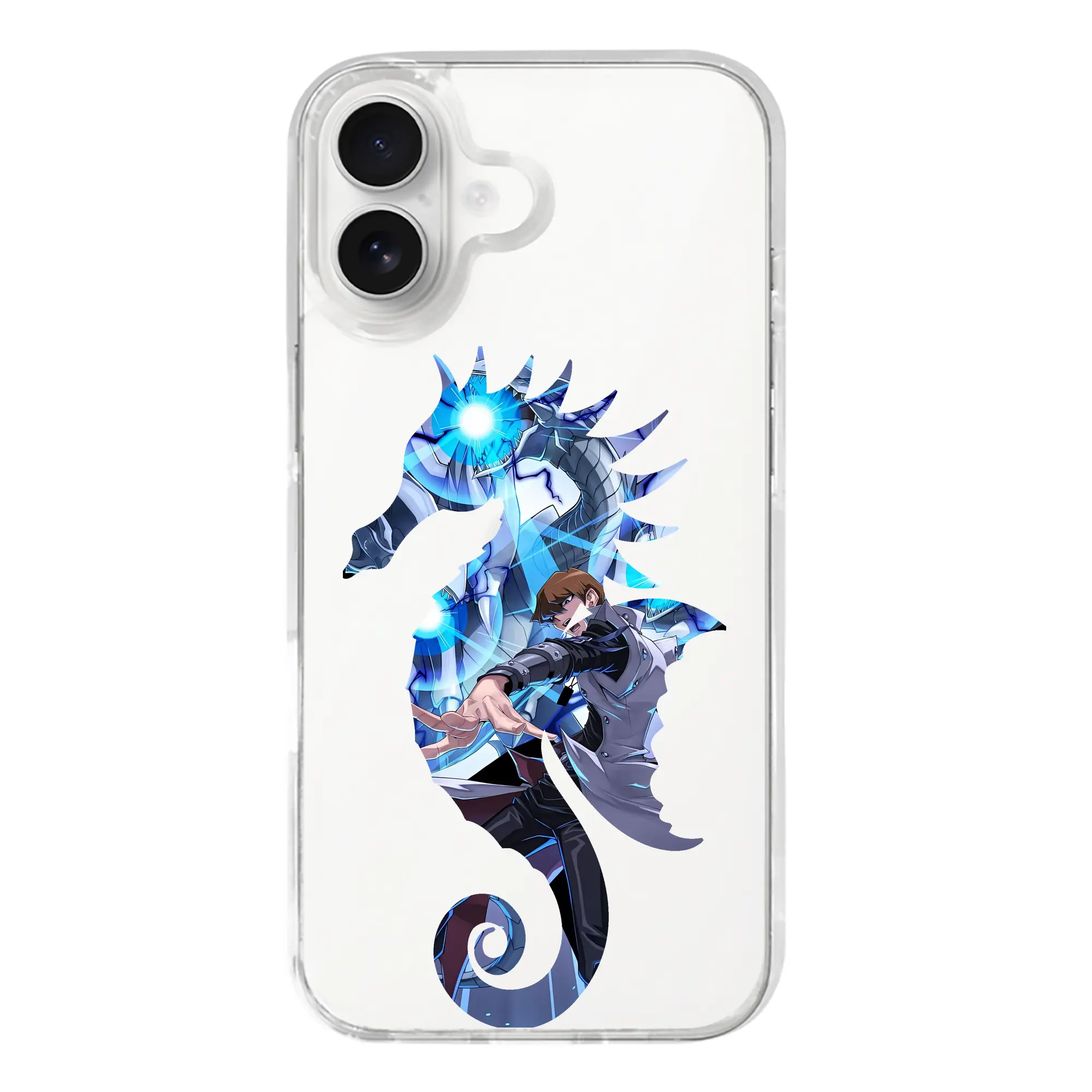 遊☆戯☆王 グッズ,海馬瀬人 - iPhone 17シリーズ 透明スマホケース – 薄型・耐衝撃・精密フィット保護カバー